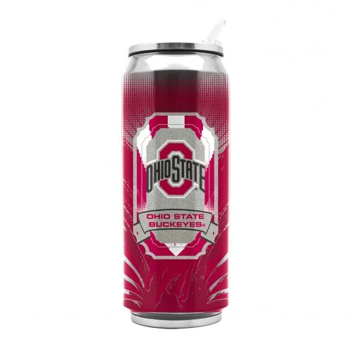 Discount - Ohio State Buckeyes Stainless Steel Thermo Can 1 Discount - Ohio State Buckeyes Stainless Steel Thermo Can