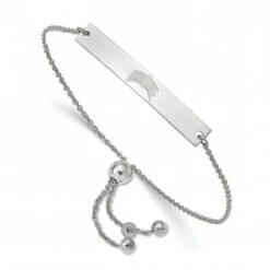 Discount - Ohio State Buckeyes Sterling Silver Bar Bracelet