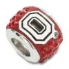 Discount - Ohio State Buckeyes Sterling Silver Charm Bead