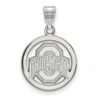 Discount - Ohio State Buckeyes Sterling Silver Circle Pendant