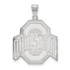 Discount - Ohio State Buckeyes Sterling Silver Extra Large Pendant