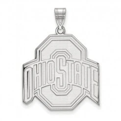Discount - Ohio State Buckeyes Sterling Silver Extra Large Pendant