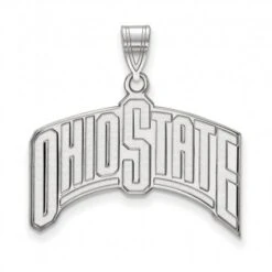 Discount - Ohio State Buckeyes Sterling Silver Extra Large Pendant