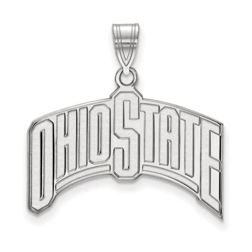Discount - Ohio State Buckeyes Sterling Silver Extra Large Pendant 1 Discount - Ohio State Buckeyes Sterling Silver Extra Large Pendant