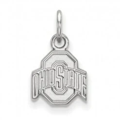 Discount - Ohio State Buckeyes Sterling Silver Extra Small Pendant