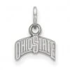 Discount - Ohio State Buckeyes Sterling Silver Extra Small Pendant