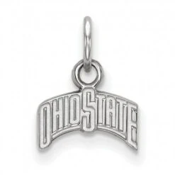 Discount - Ohio State Buckeyes Sterling Silver Extra Small Pendant