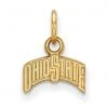 Discount - Ohio State Buckeyes Sterling Silver Gold Plated Extra Small Pendant