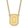 Discount - Ohio State Buckeyes Sterling Silver Gold Plated Large Pendant Necklace