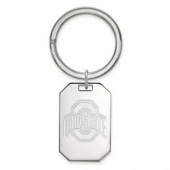 Discount - Ohio State Buckeyes Sterling Silver Key Chain