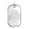 Discount - Ohio State Buckeyes Sterling Silver Large Dog Tag