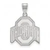 Discount - Ohio State Buckeyes Sterling Silver Large Pendant