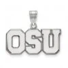 Discount - Ohio State Buckeyes Sterling Silver Large Pendant
