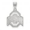 Discount - Ohio State Buckeyes Sterling Silver Medium Pendant