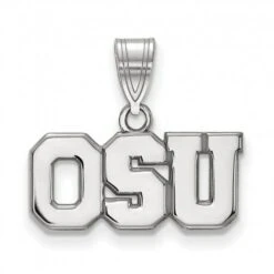 Discount - Ohio State Buckeyes Sterling Silver Medium Pendant