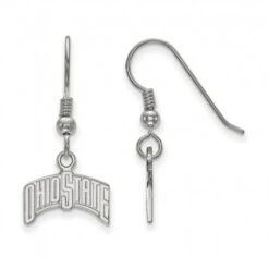 Discount - Ohio State Buckeyes Sterling Silver Small Dangle Earrings