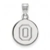 Discount - Ohio State Buckeyes Sterling Silver Small Disc Pendant