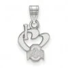 Discount - Ohio State Buckeyes Sterling Silver Small I Love Logo Pendant
