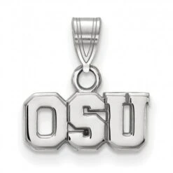 Discount - Ohio State Buckeyes Sterling Silver Small Pendant