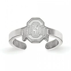 Discount - Ohio State Buckeyes Sterling Silver Toe Ring