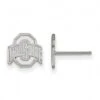 Discount - Ohio State Buckeyes Sterling Silver Extra Small Post Earrings