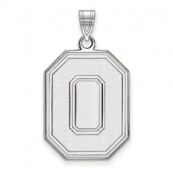 Discount - Ohio State Buckeyes Sterling Silver Extra Large Pendant