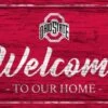 Discount - Ohio State Buckeyes Team Color Welcome Sign