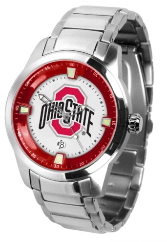 Discount - Ohio State Buckeyes Titan Steel Men's Watch 1 Discount - Ohio State Buckeyes Titan Steel Men's Watch