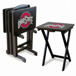 Discount - Ohio State Buckeyes TV Trays - Set of 4