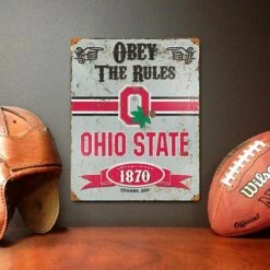 Discount - Ohio State Buckeyes Vintage Metal Sign