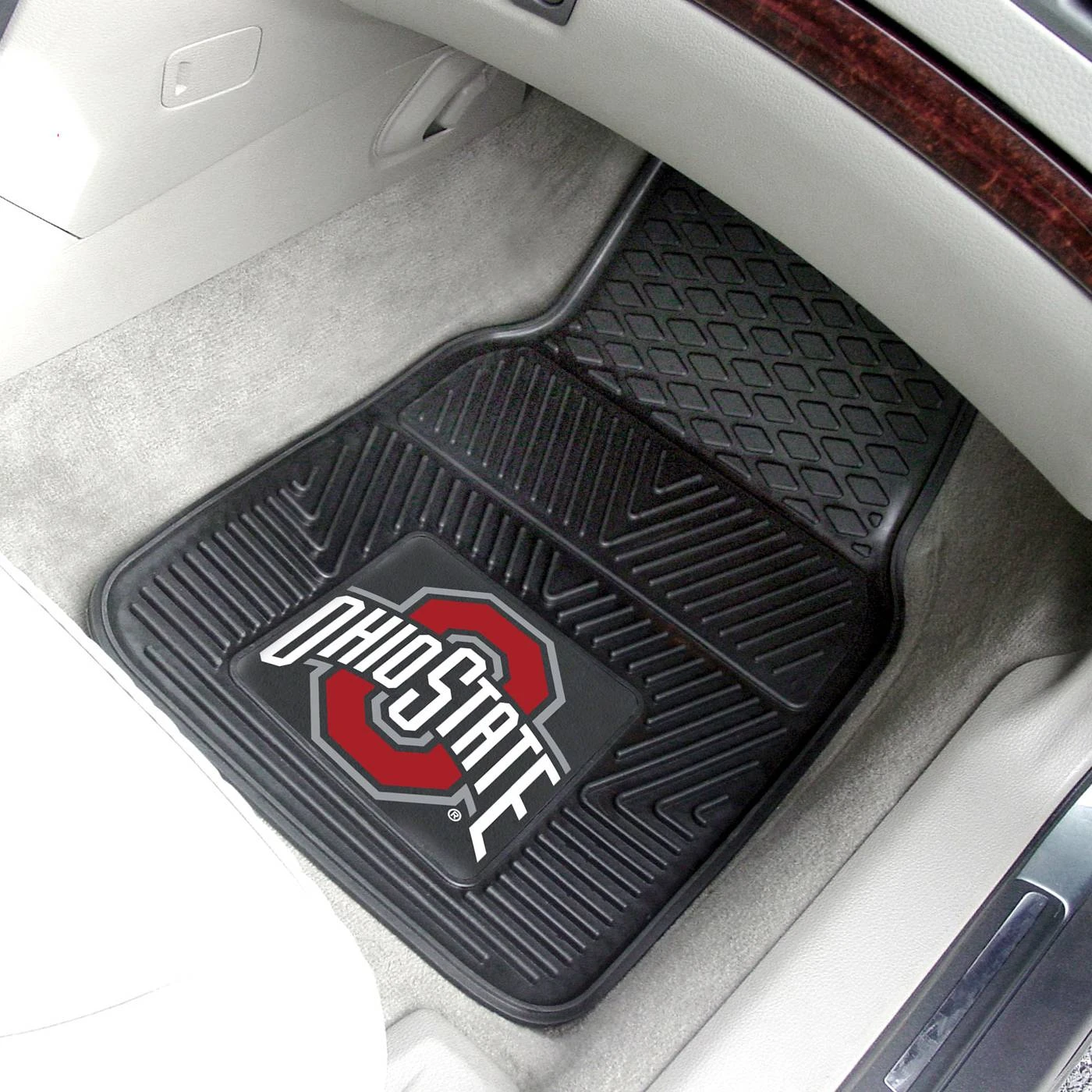 Discount - Ohio State Buckeyes Vinyl 2-Piece Car Floor Mats 1 Discount - Ohio State Buckeyes Vinyl 2-Piece Car Floor Mats