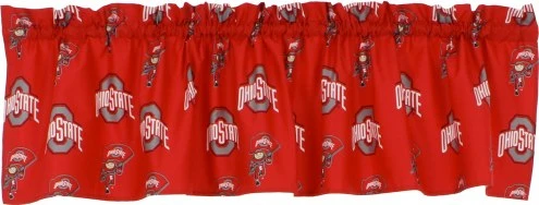 Discount - Ohio State Buckeyes Window Valance 1 Discount - Ohio State Buckeyes Window Valance