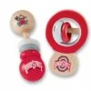 Discount - Ohio State Buckeyes Wood Baby Rattle Set