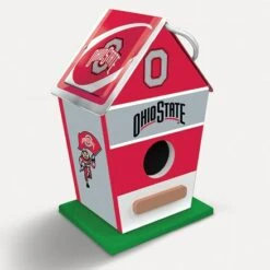 Discount - Ohio State Buckeyes Wood Birdhouse
